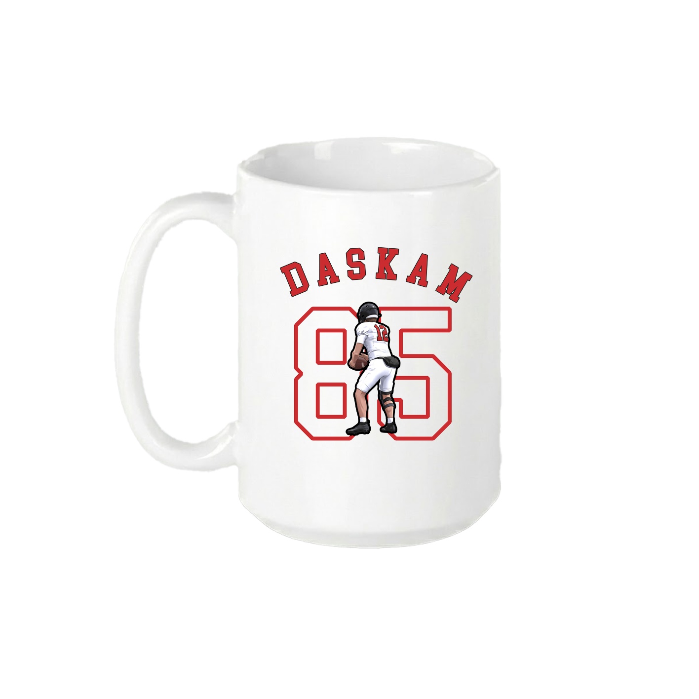 15oz Coffee Mug — Shirsey Arch in White