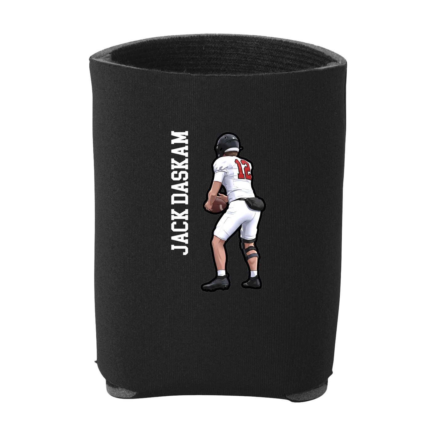 Can Holder — Name Vertical in Black