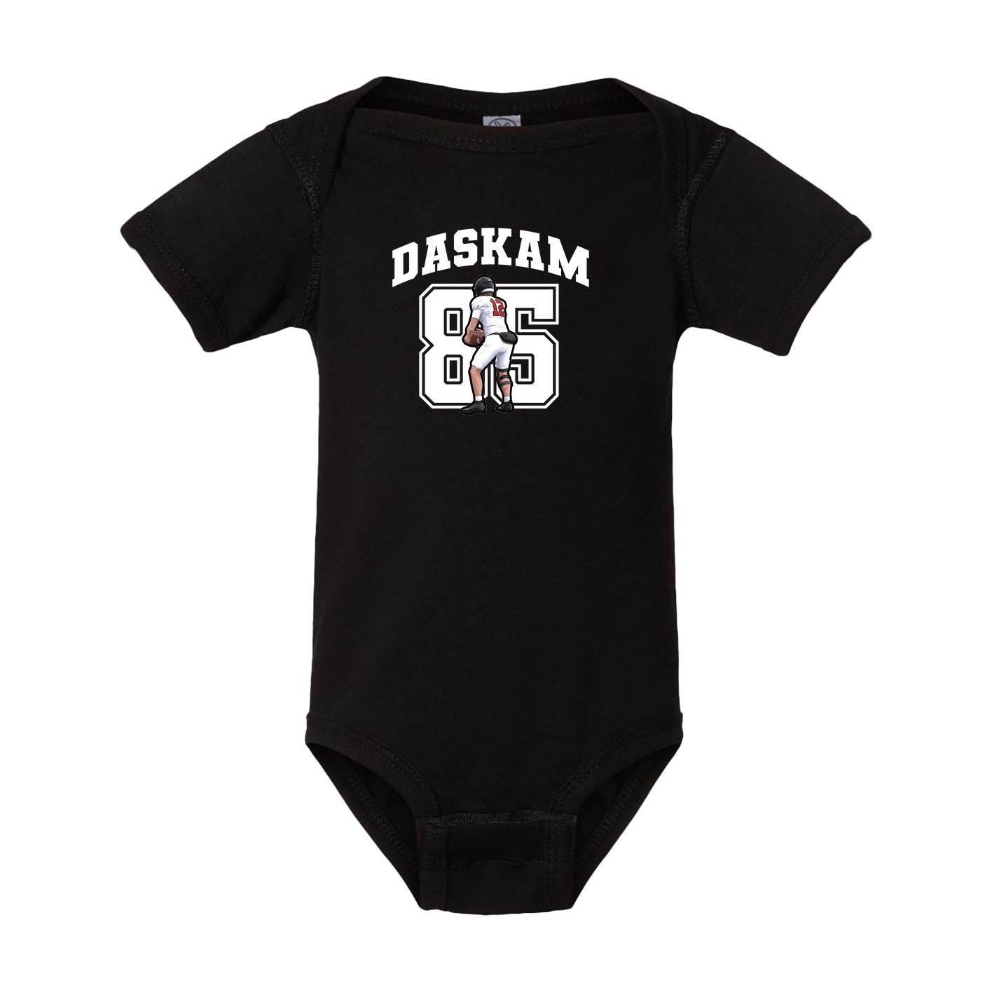 Baby Onesie — Number in Black