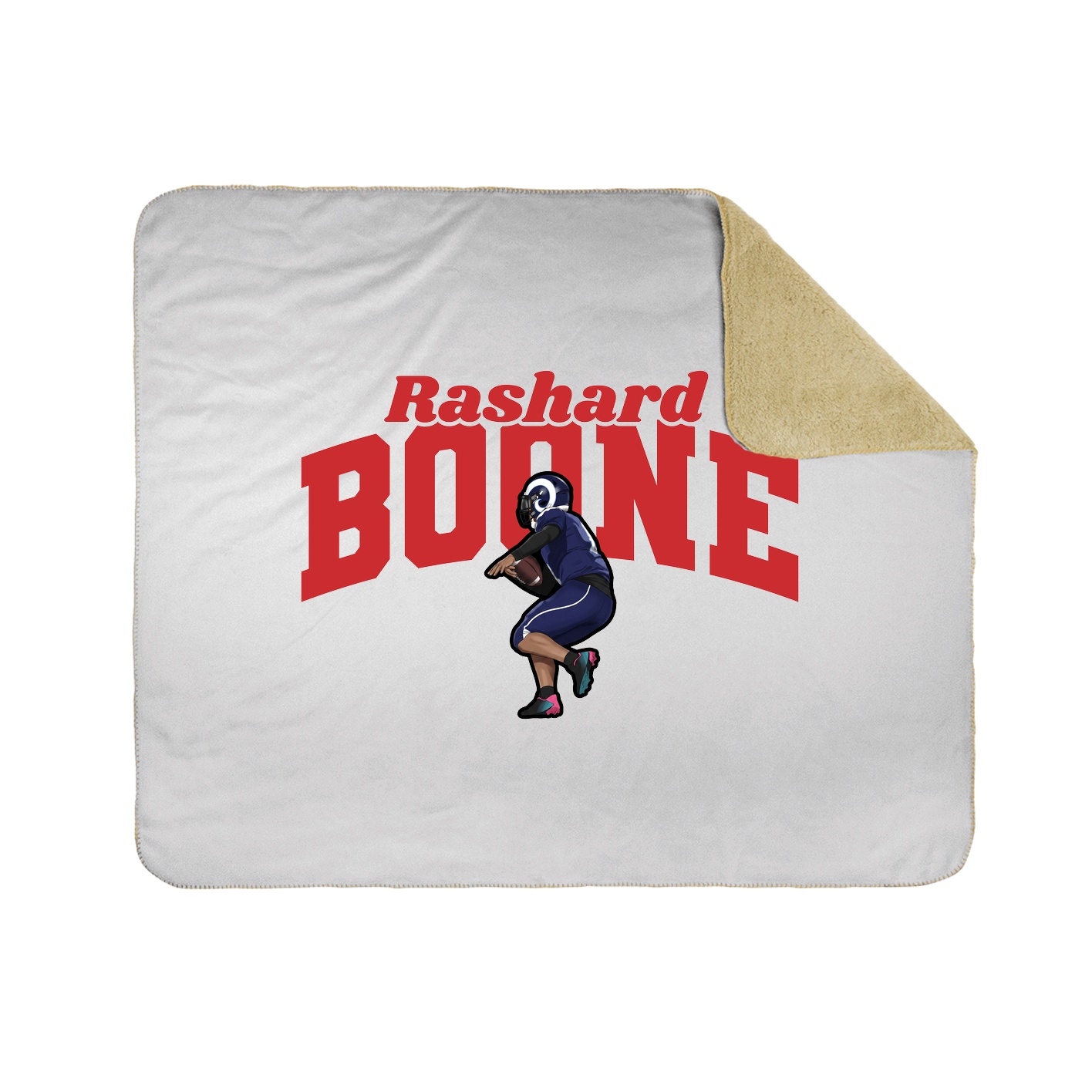 Throw Blanket — Signature Arch in White