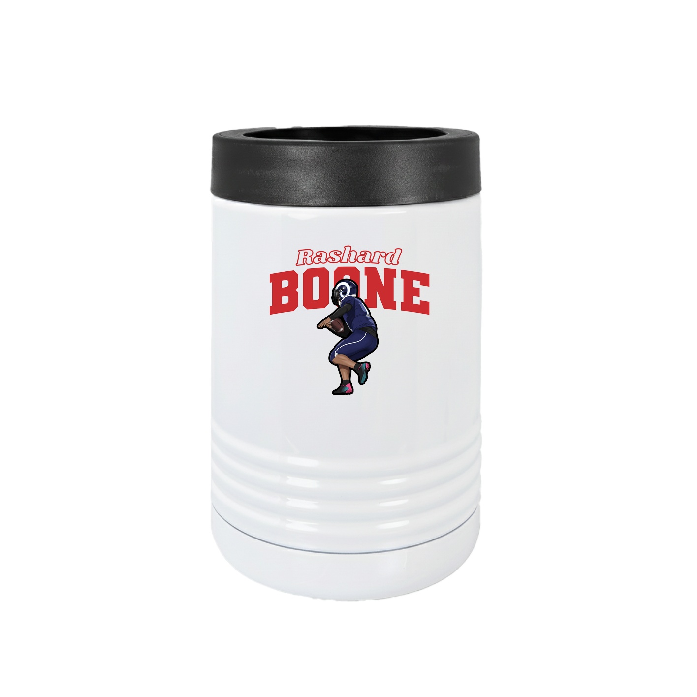 Beverage Holder — Name Arch in White
