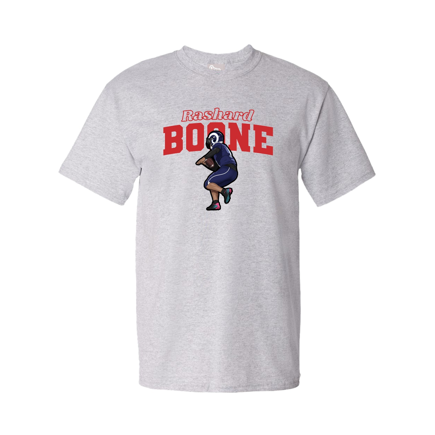 Tee — Name Arch in Grey
