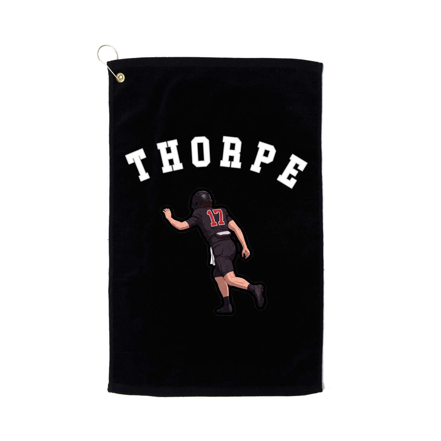 Golf Towel — Shirsey Arch in Black