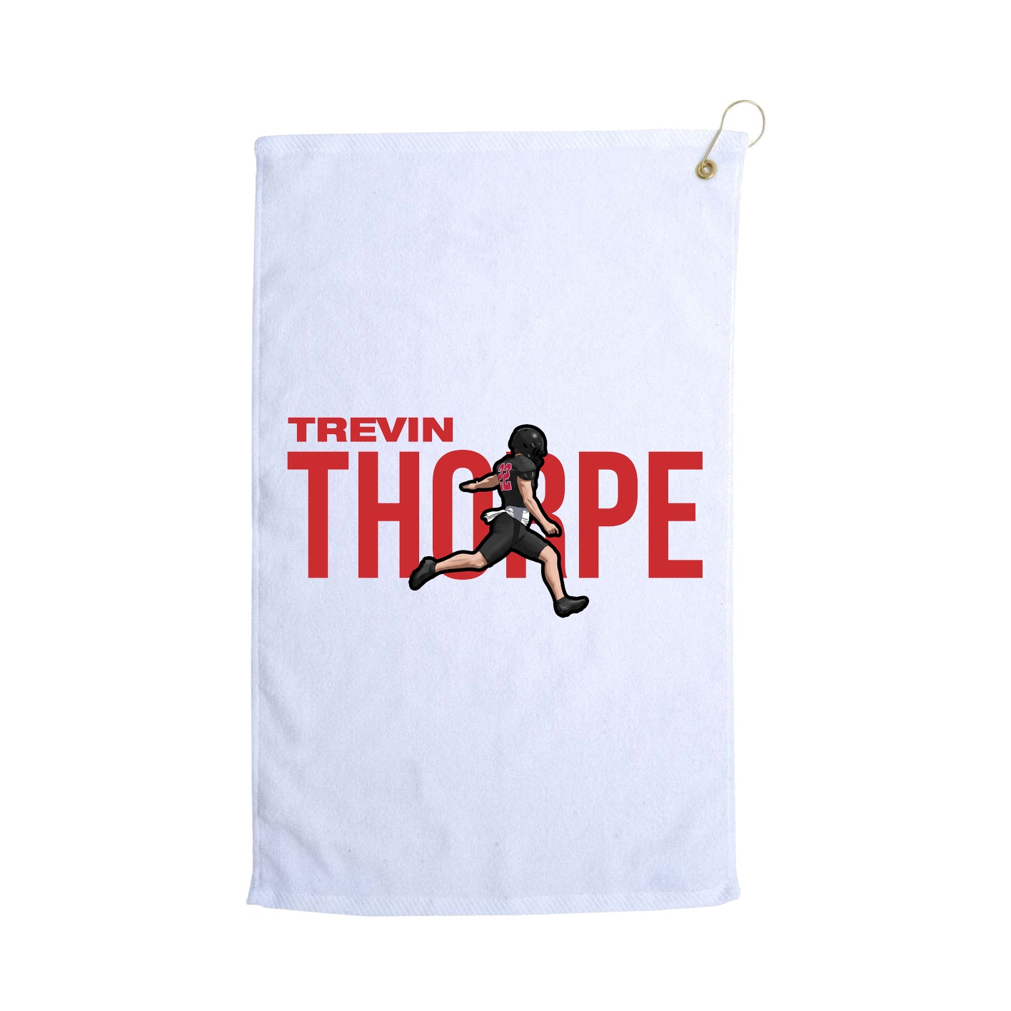 Golf Towel — Player Name in White