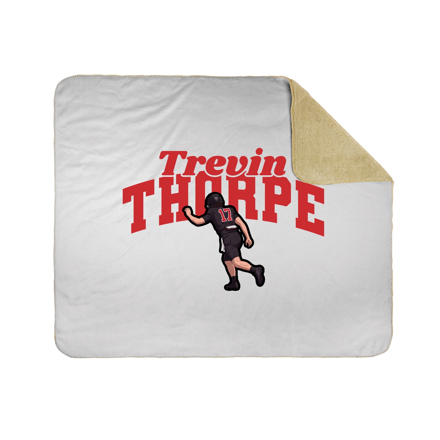 Throw Blanket — Signature Arch in White