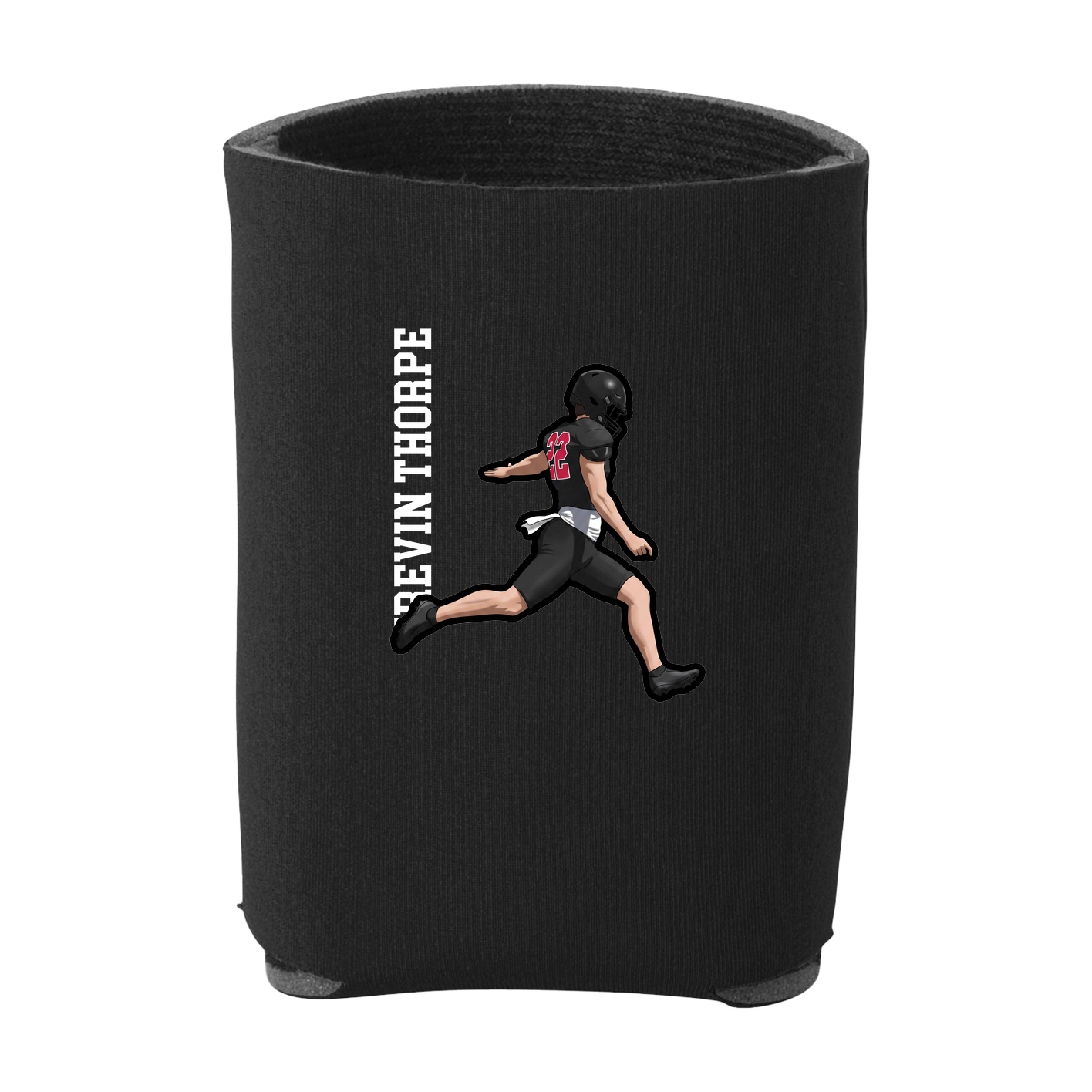 Can Holder — Name Vertical in Black