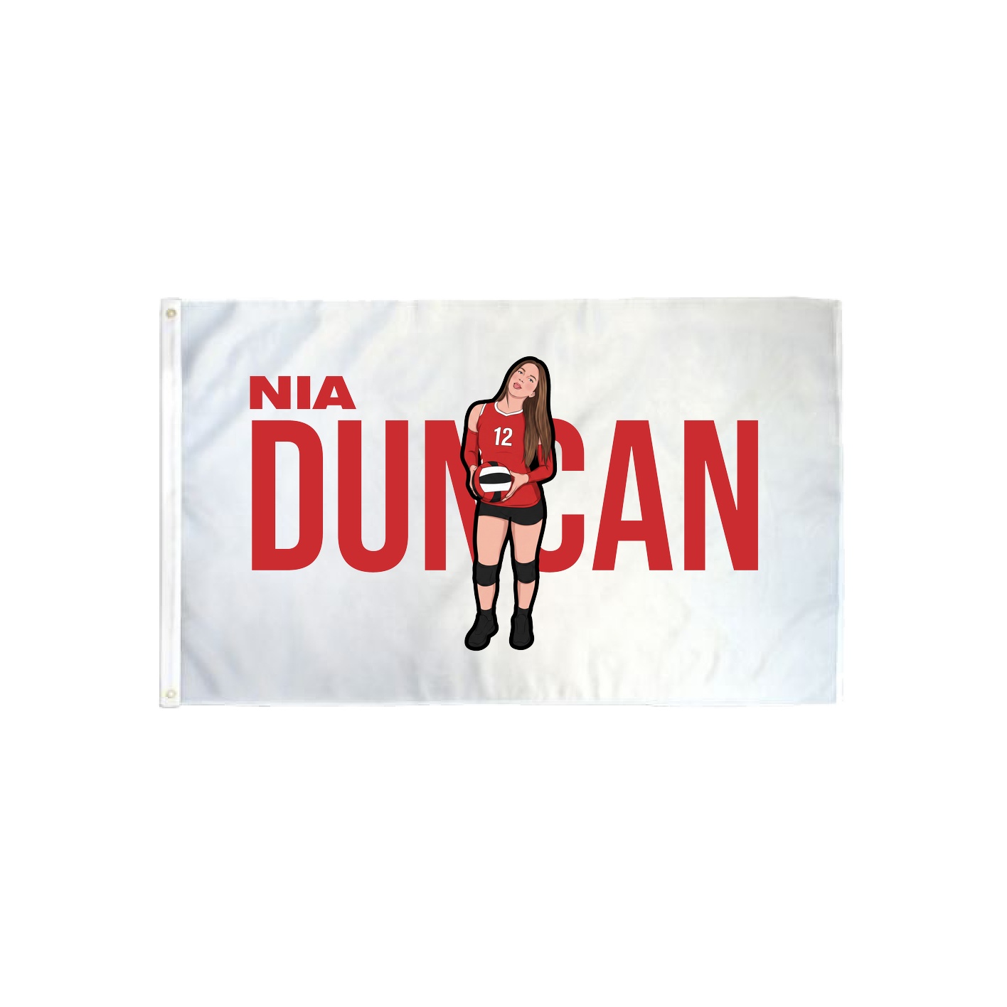 3x5 Flag — Player Name in Classic