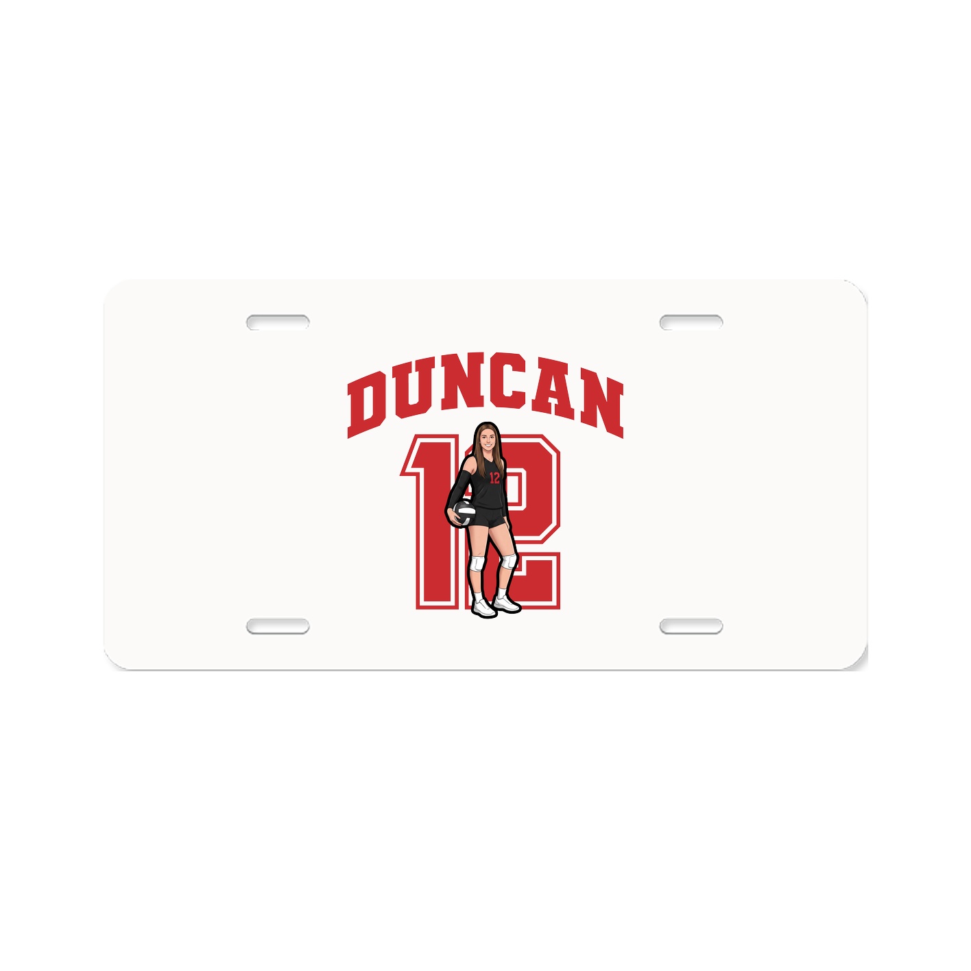 License Plate — Number in Classic