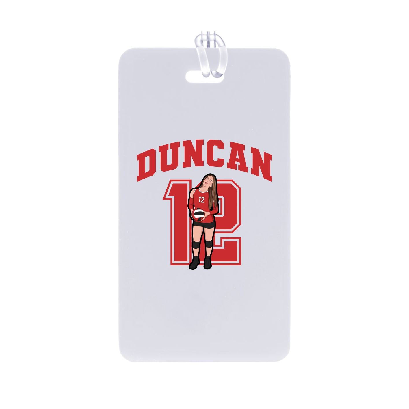 Bag Tag — Number in Classic
