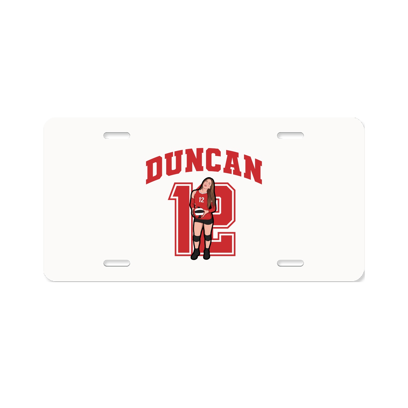 License Plate — Number in Classic