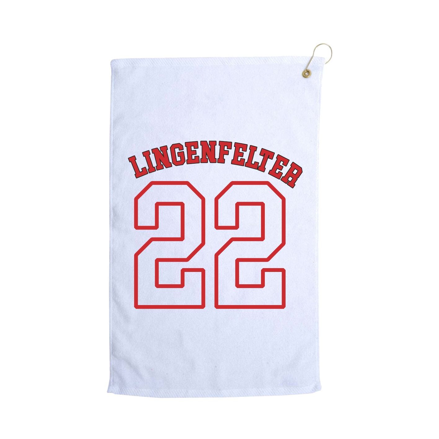 Golf Towel — Shirsey Arch in White