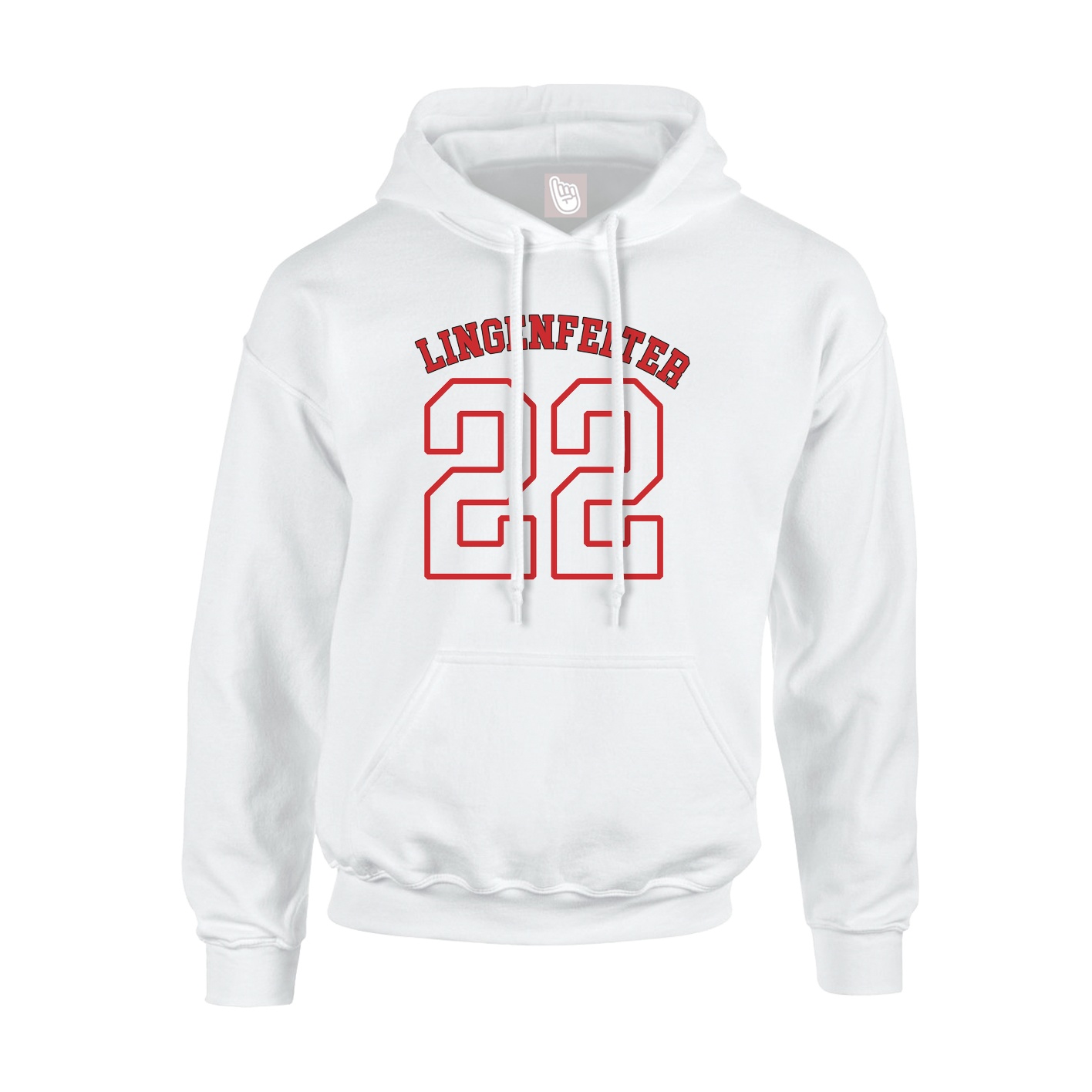 Youth Hoodie — Shirsey Arch in White