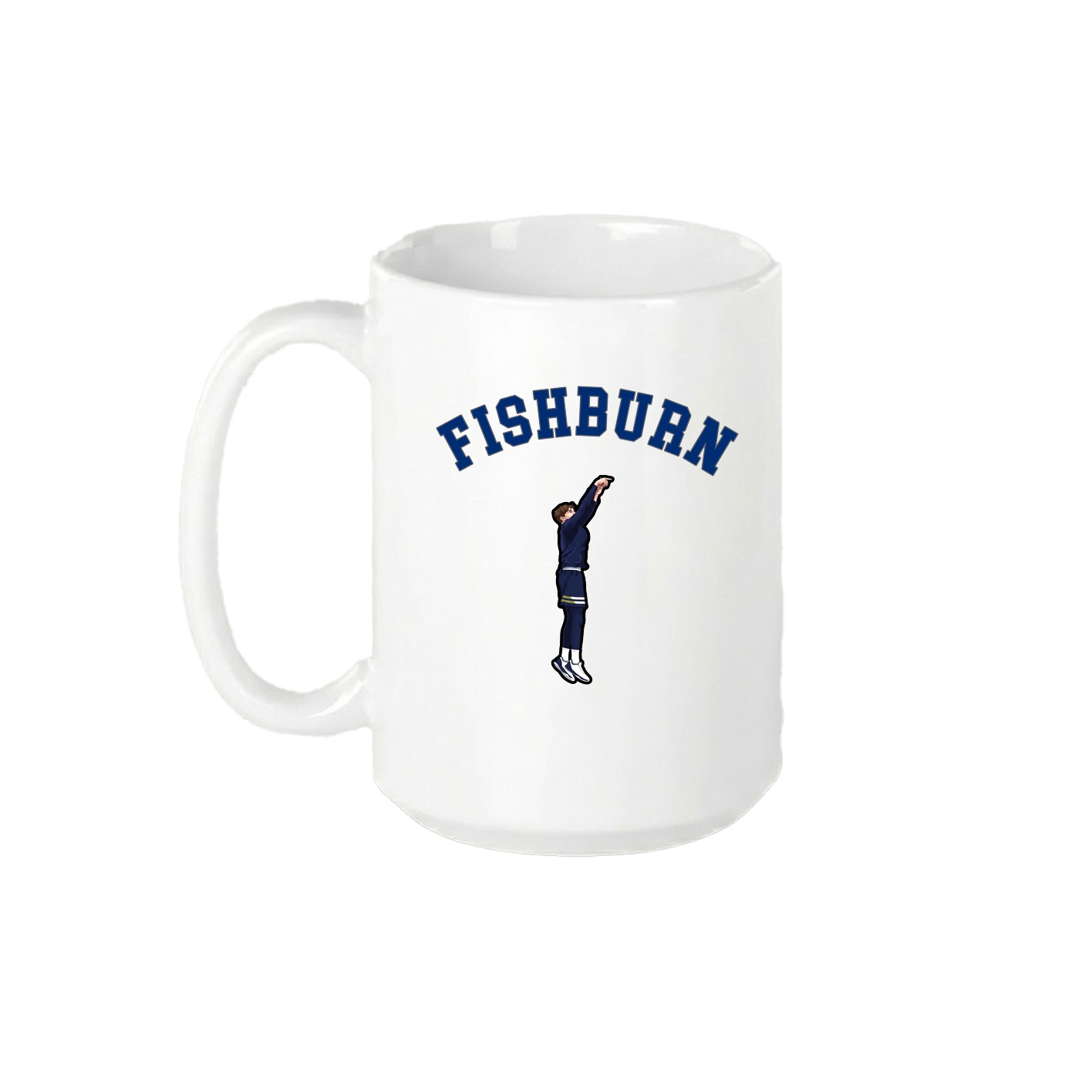 15oz Coffee Mug — Shirsey Arch in White