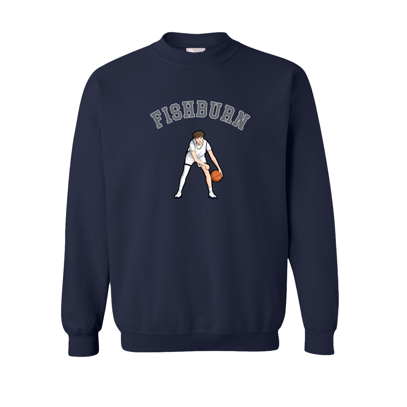 Fleece Crew — Shirsey Arch in Navy