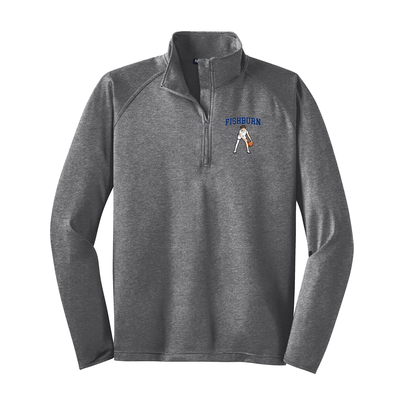 Q-Zip Pullover — Shirsey in Grey