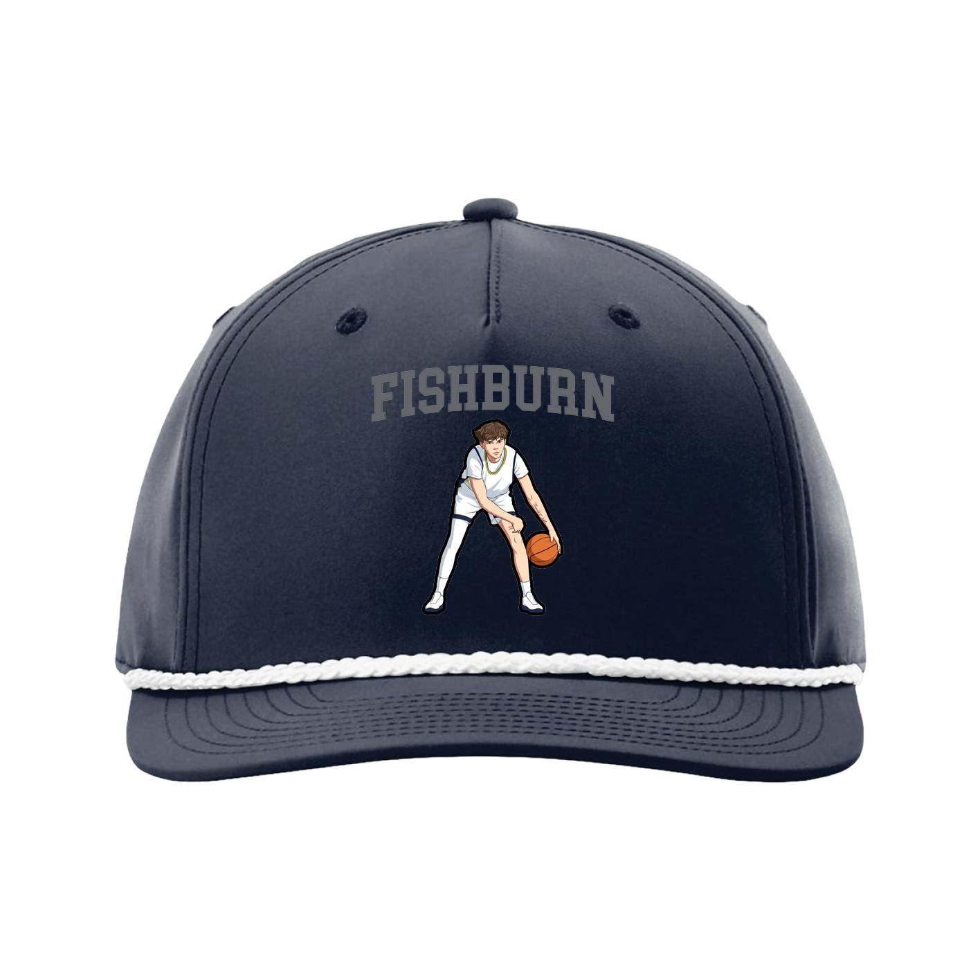Five-Panel Classic Rope Cap — Shirsey in Navy