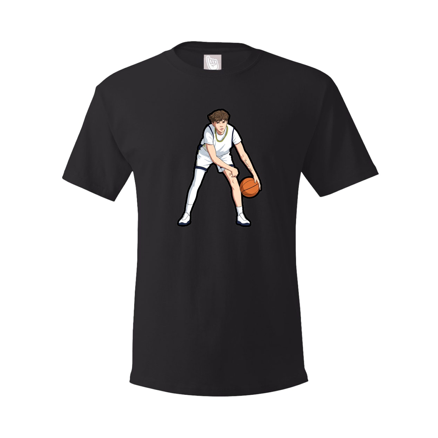 Tee — Name Vertical in Black
