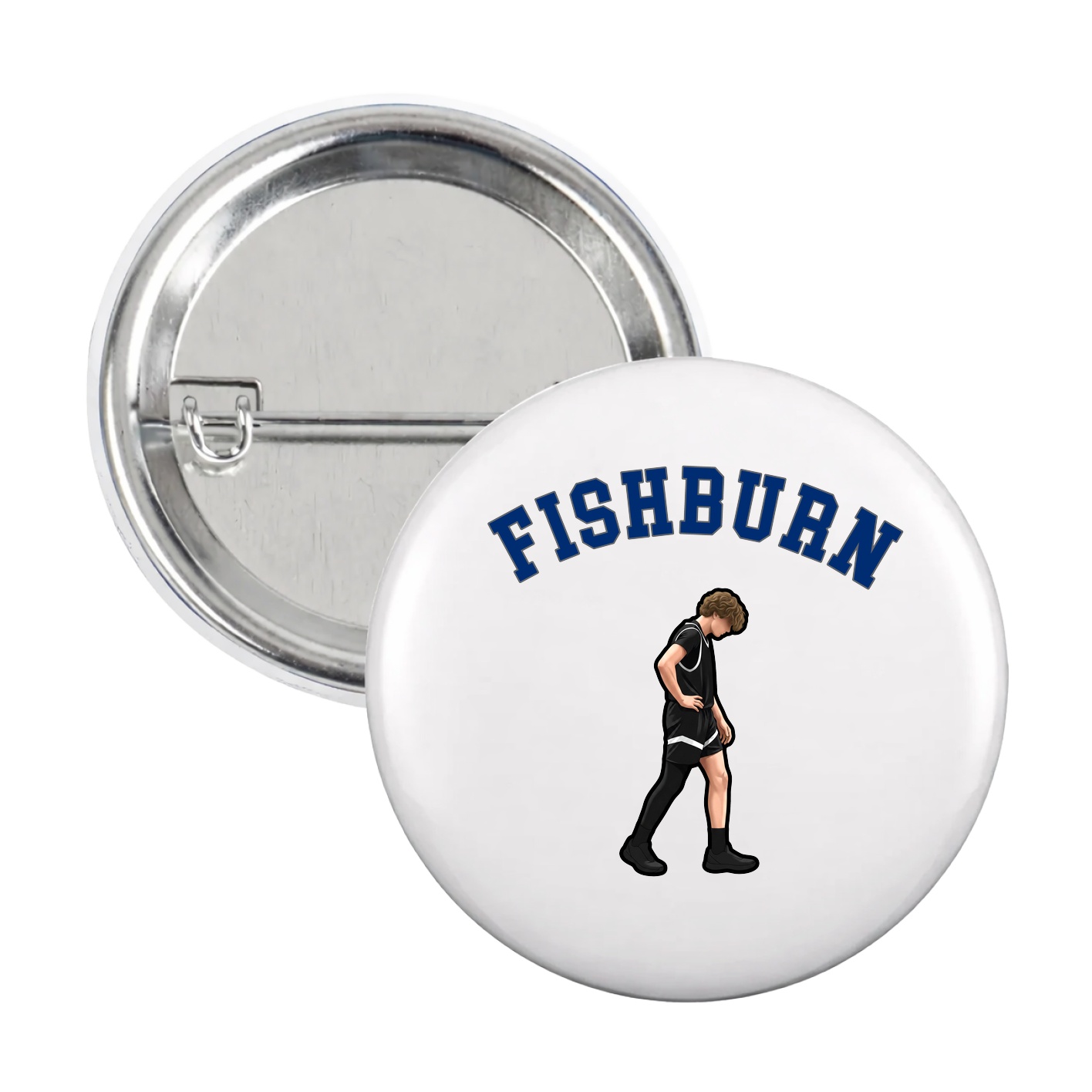 Game Day Button — Shirsey Arch in White