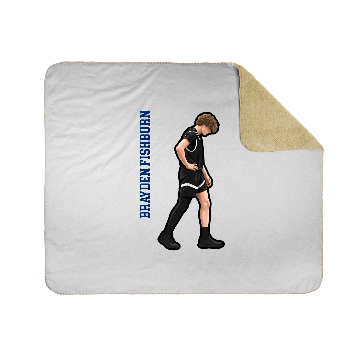 50x60 Sherpa Lined Throw Blanket