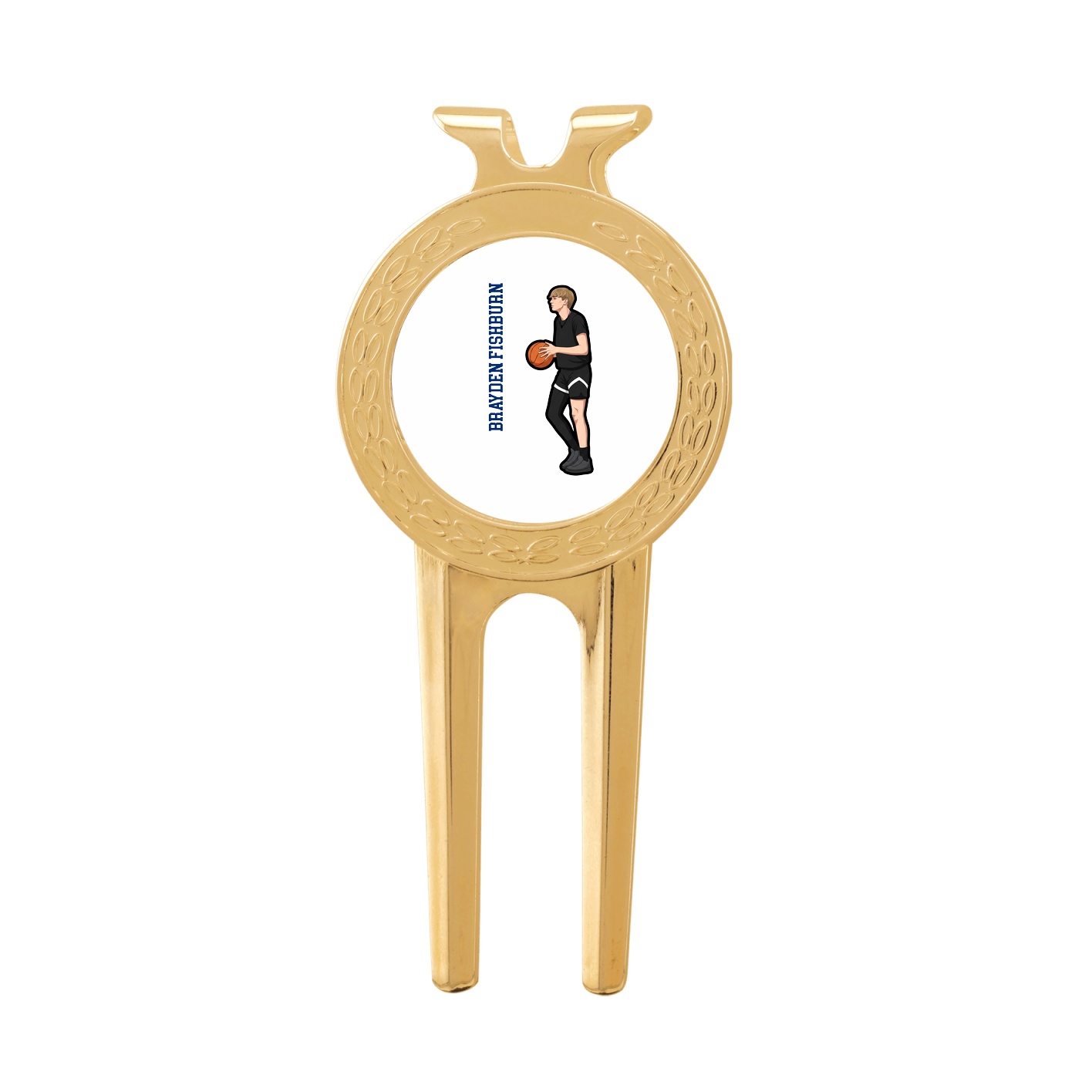 Divot Tool with Ball Marker — Name Vertical in Classic