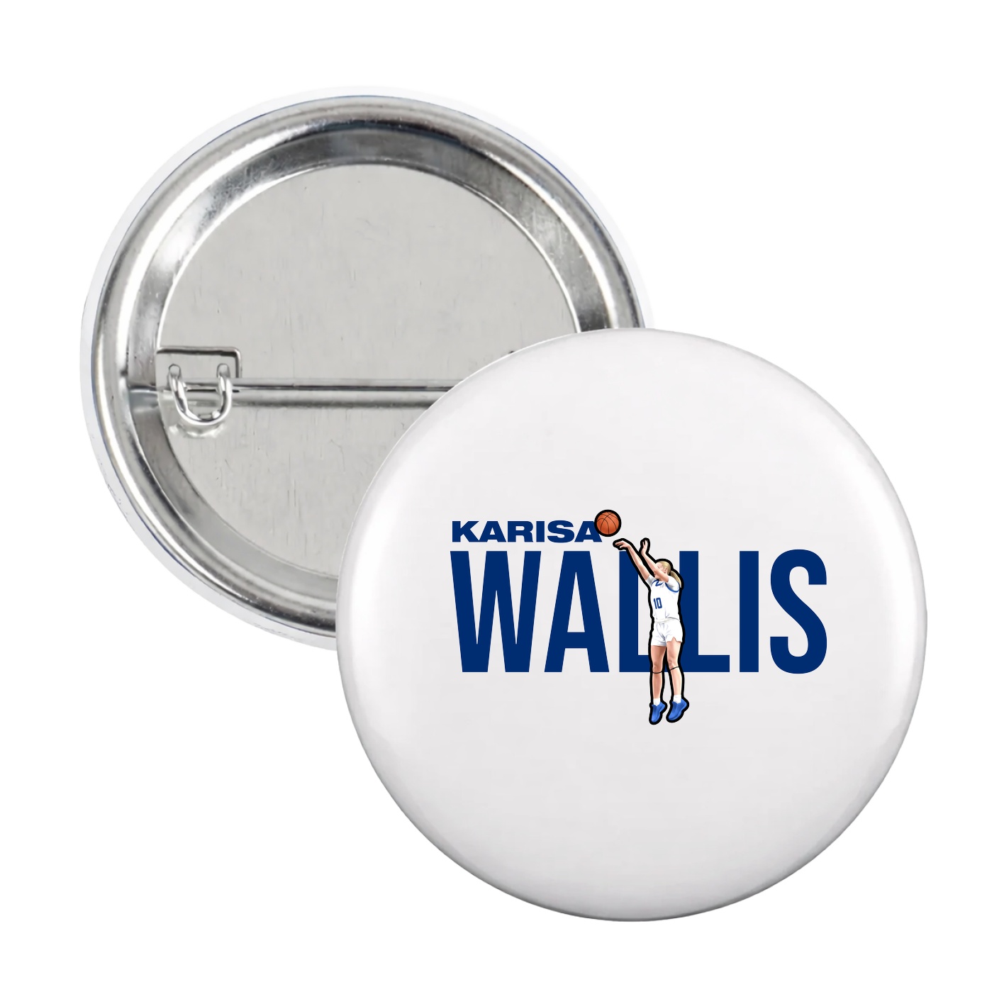 Game Day Button — Player Name in White