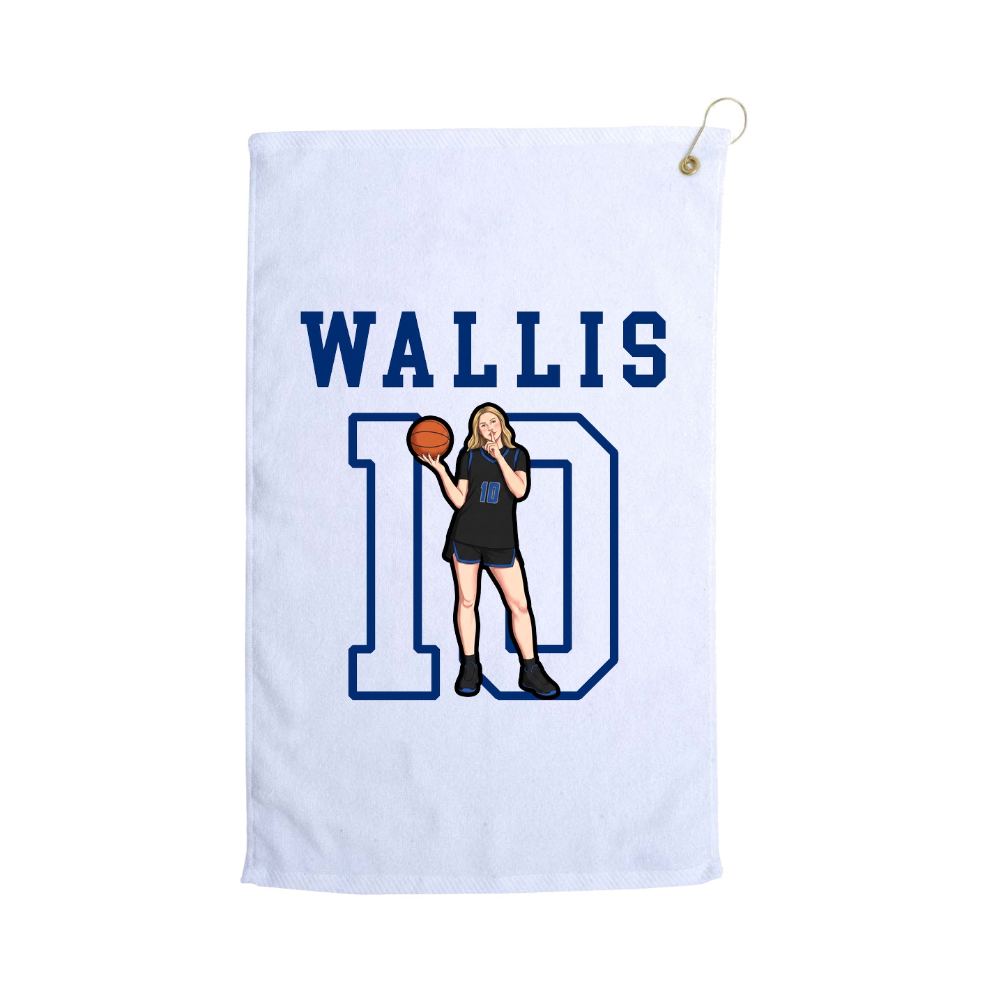 Golf Towel — Shirsey in White