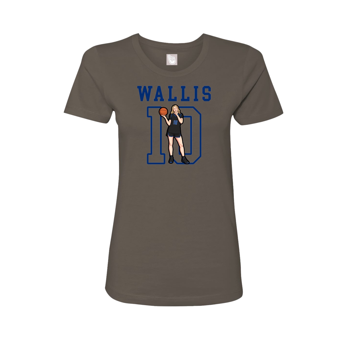 Fitted Women's Tee — Shirsey in Grey