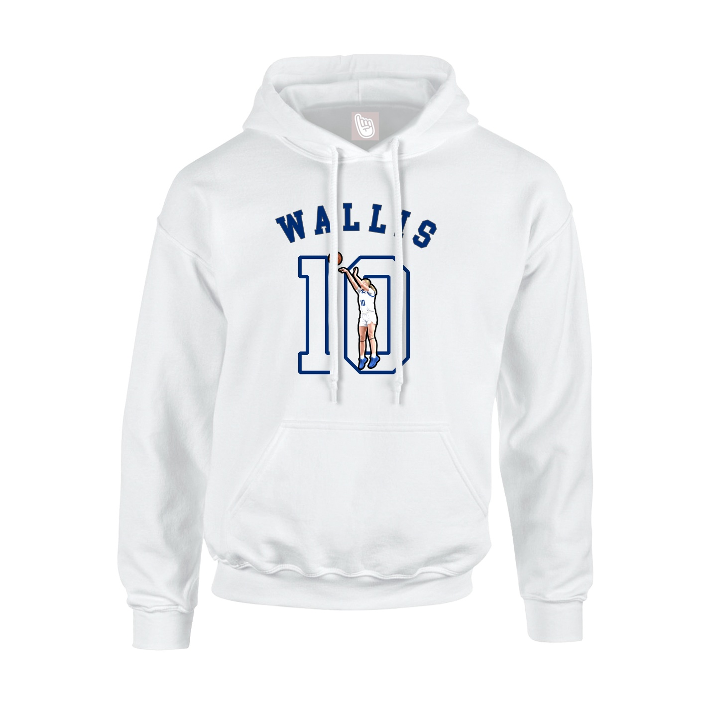 Youth Hoodie — Shirsey Arch in White
