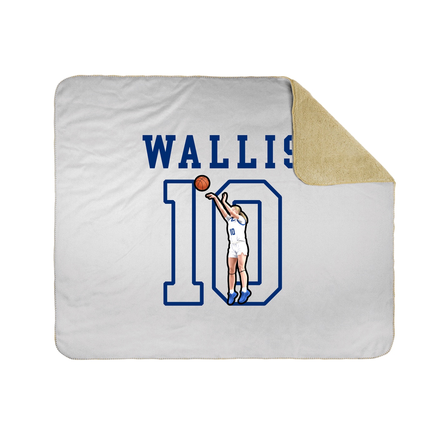 Throw Blanket — Shirsey in White