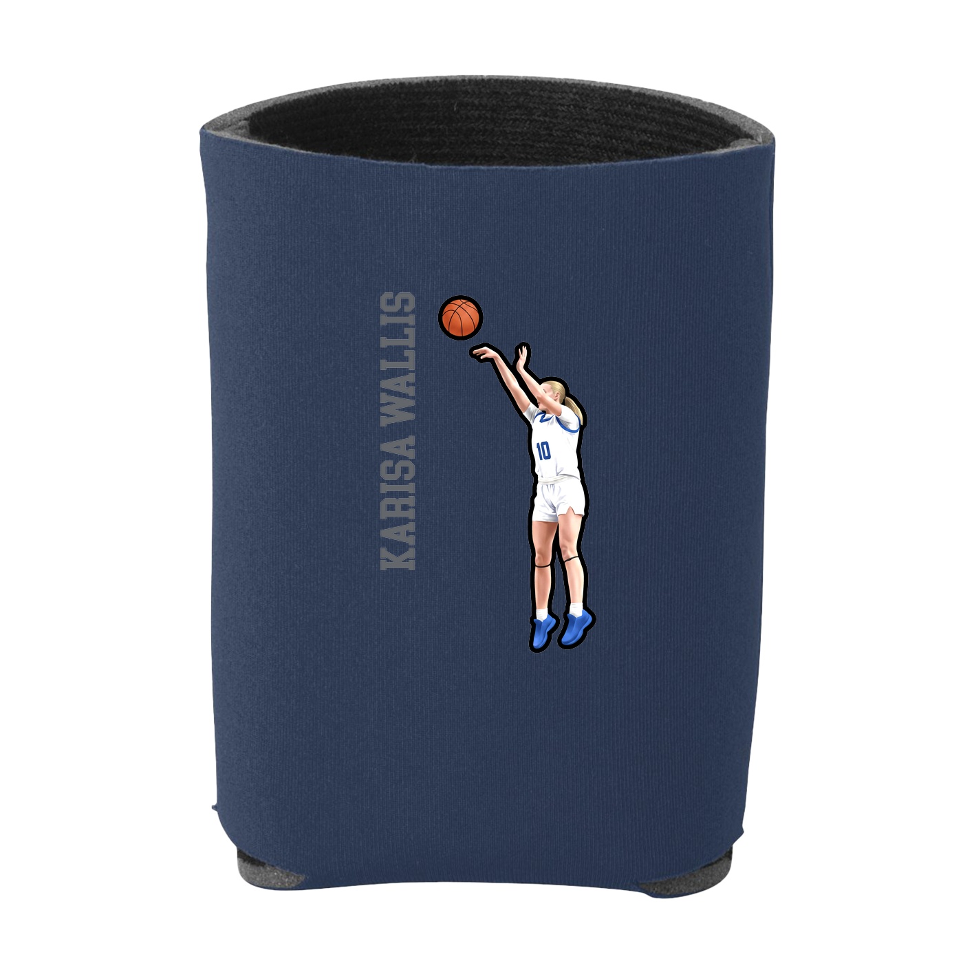 Can Holder — Name Vertical in Navy