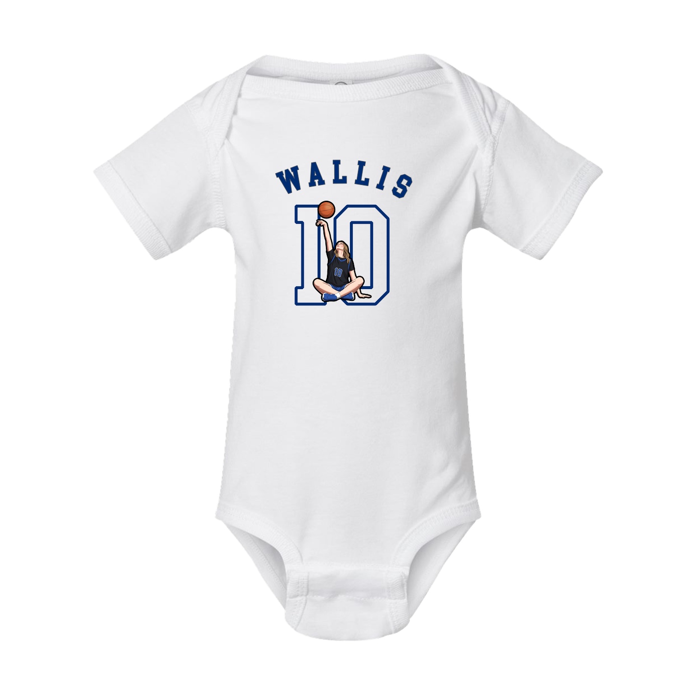Baby Onesie — Shirsey Arch in White
