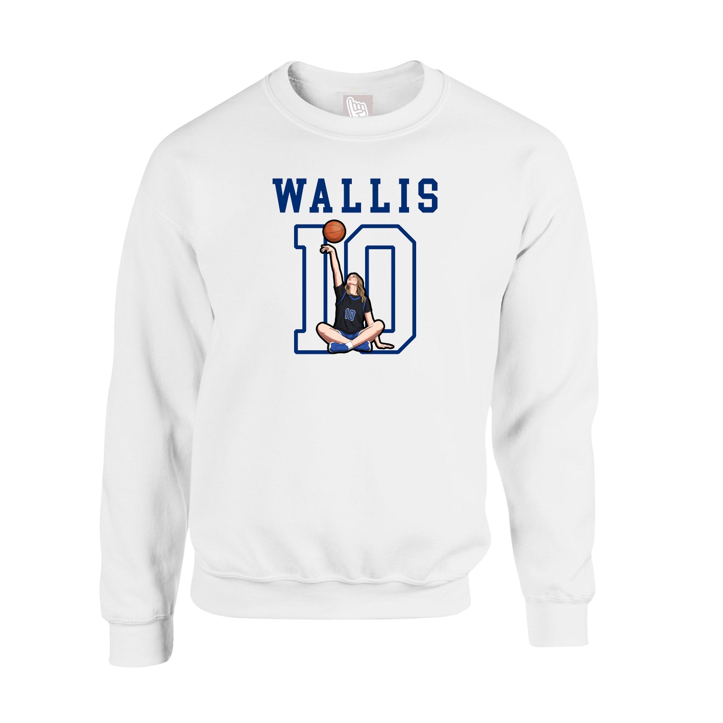 Fleece Crew — Shirsey in White