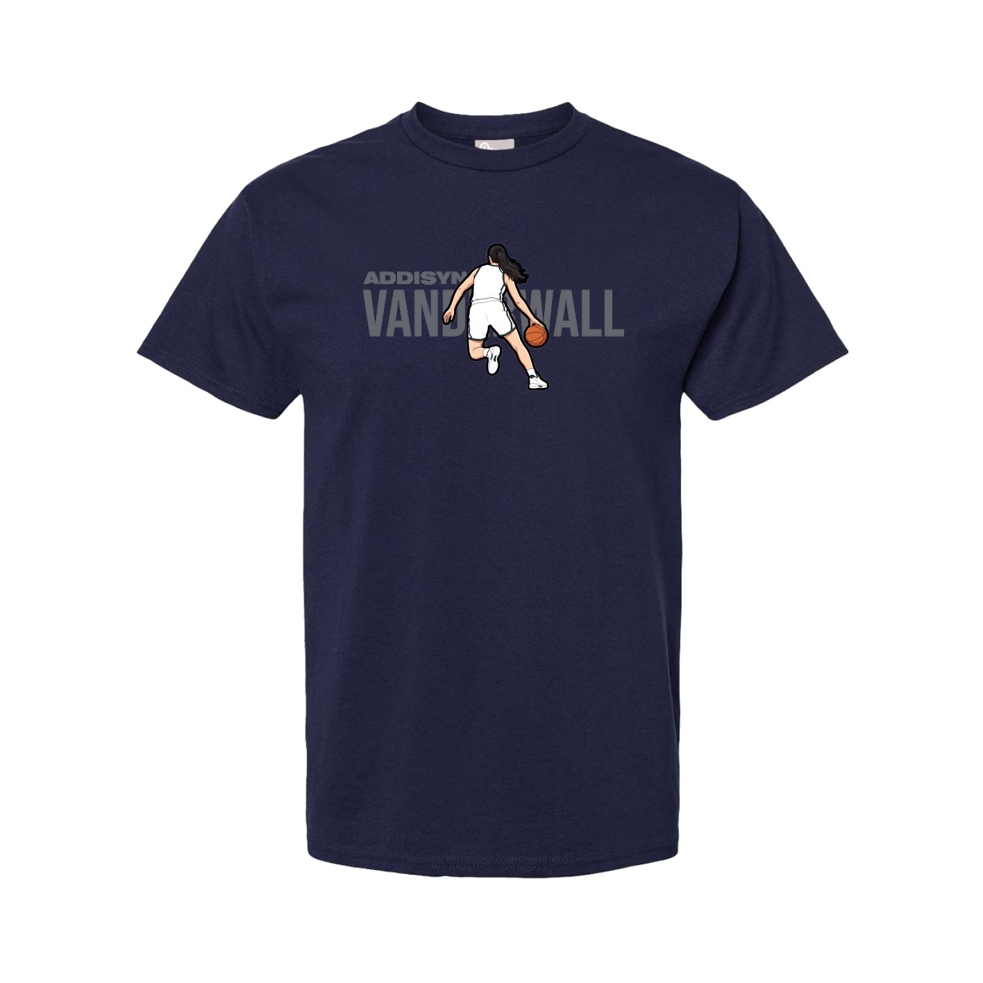 Tee — Player Name in Navy