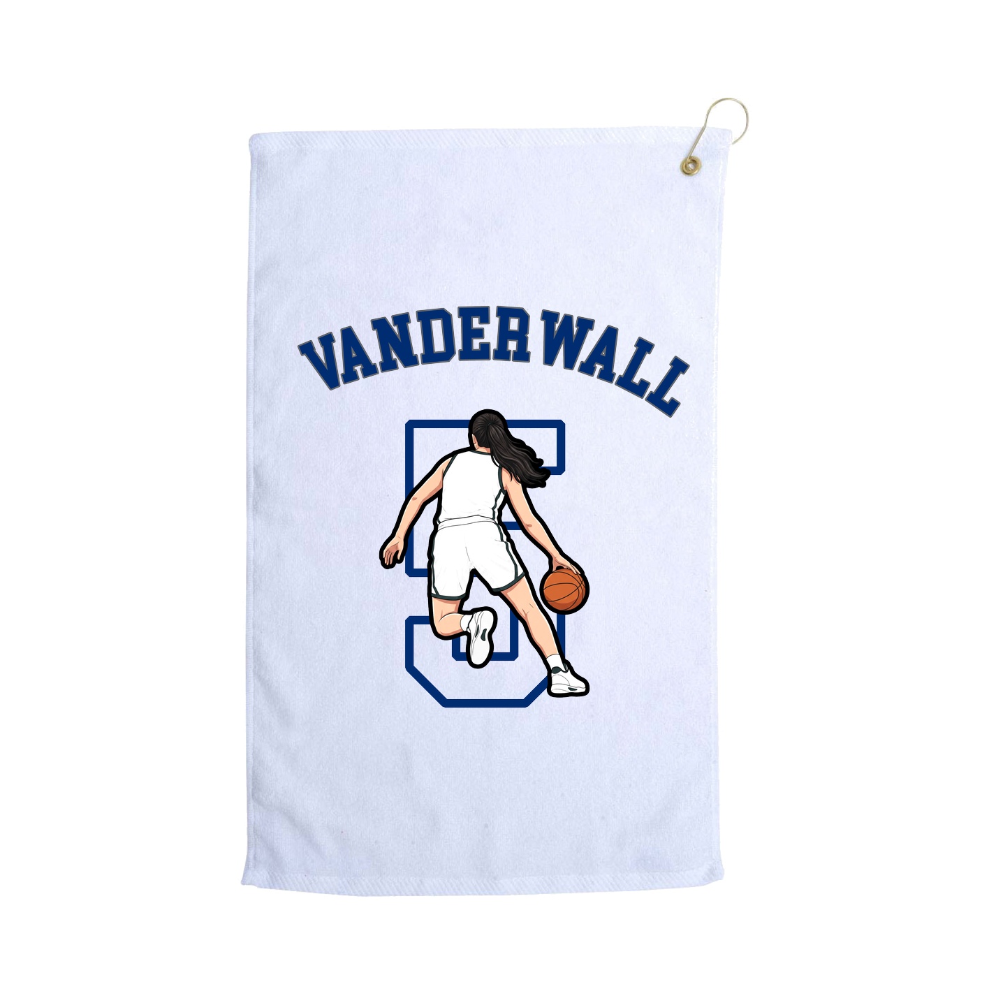 Golf Towel — Shirsey Arch in White