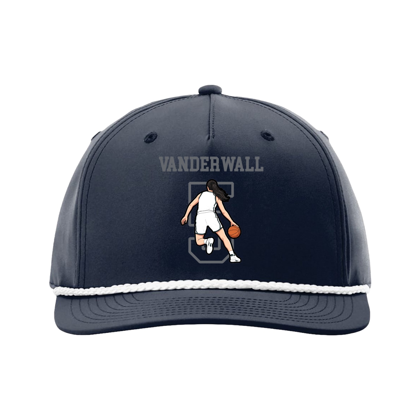 Five-Panel Classic Rope Cap — Shirsey in Navy
