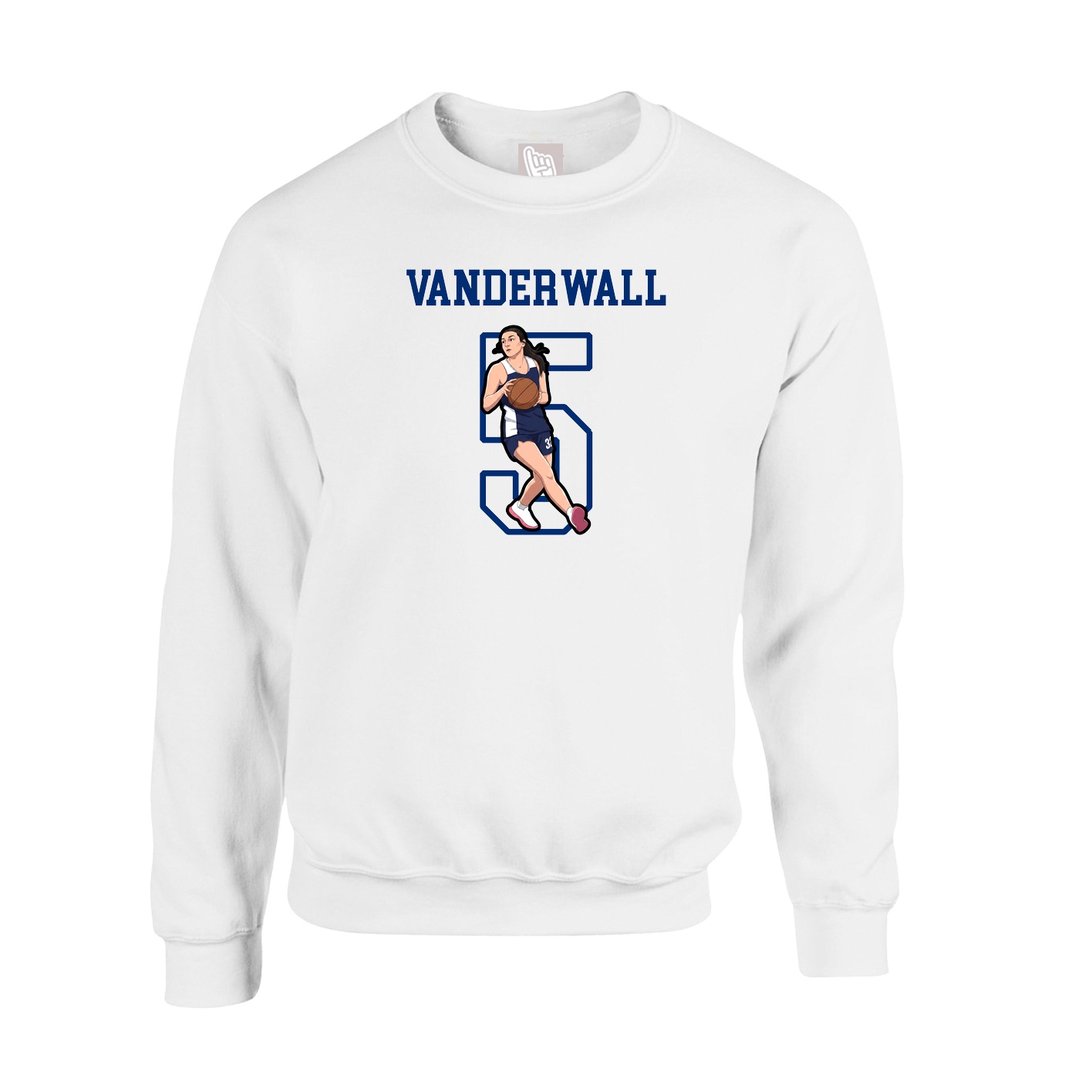 Fleece Crew — Shirsey in White