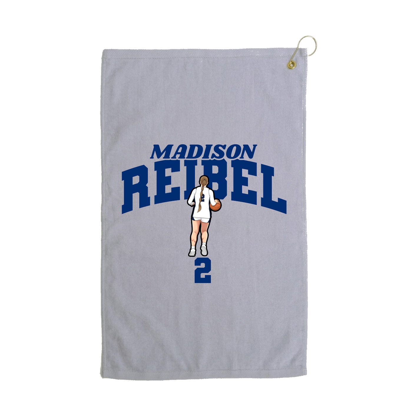 Golf Towel — Signature Arch in Grey