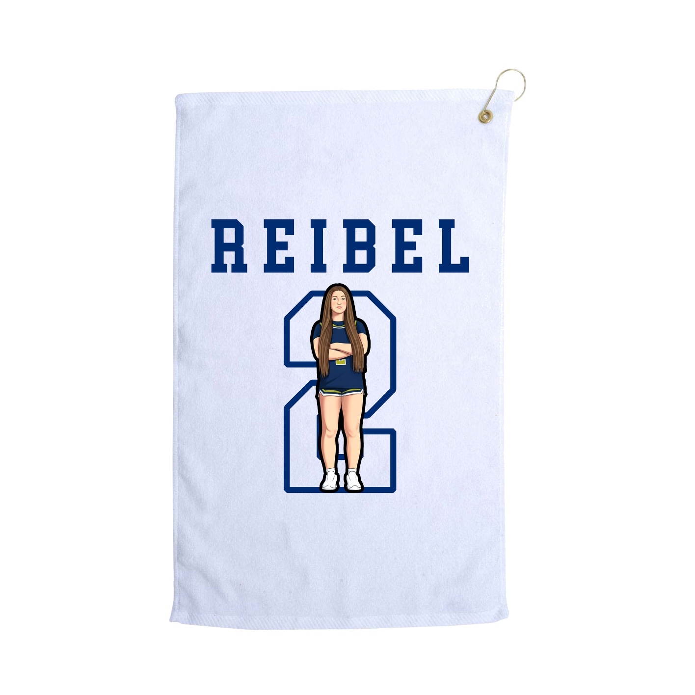 Golf Towel — Shirsey in White