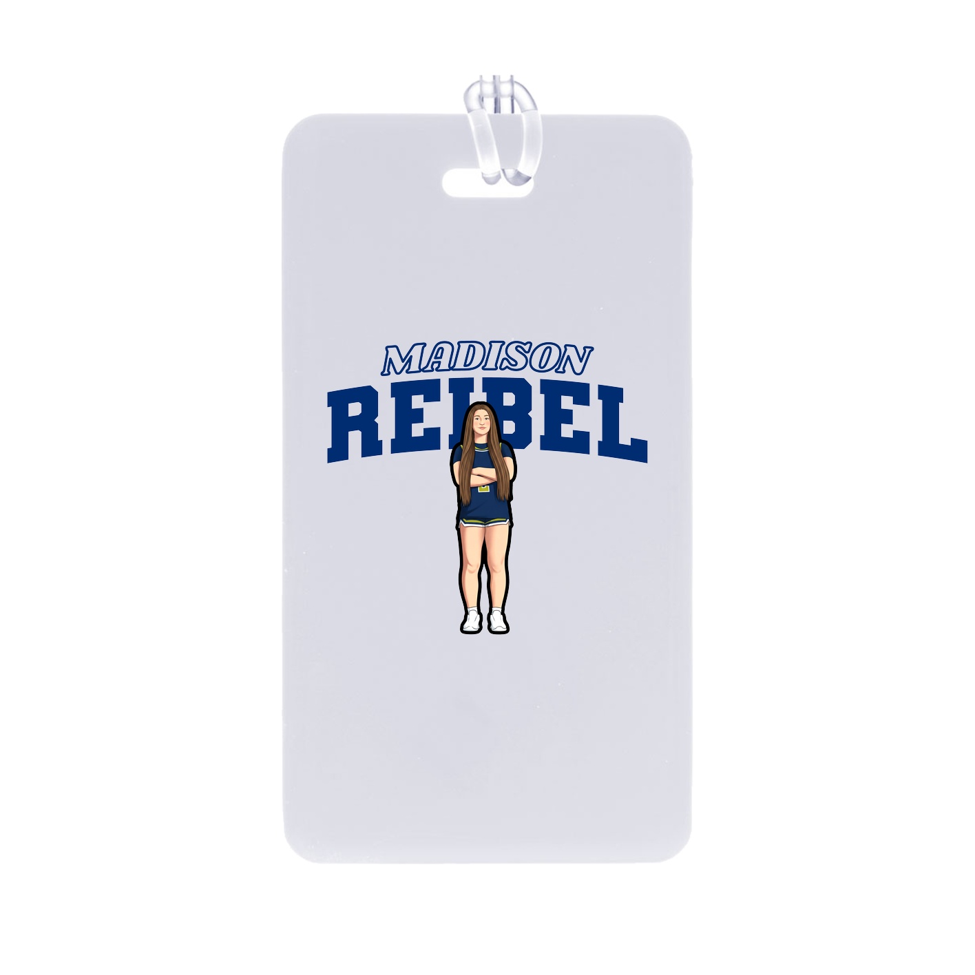 Bag Tag — Name Arch in Classic