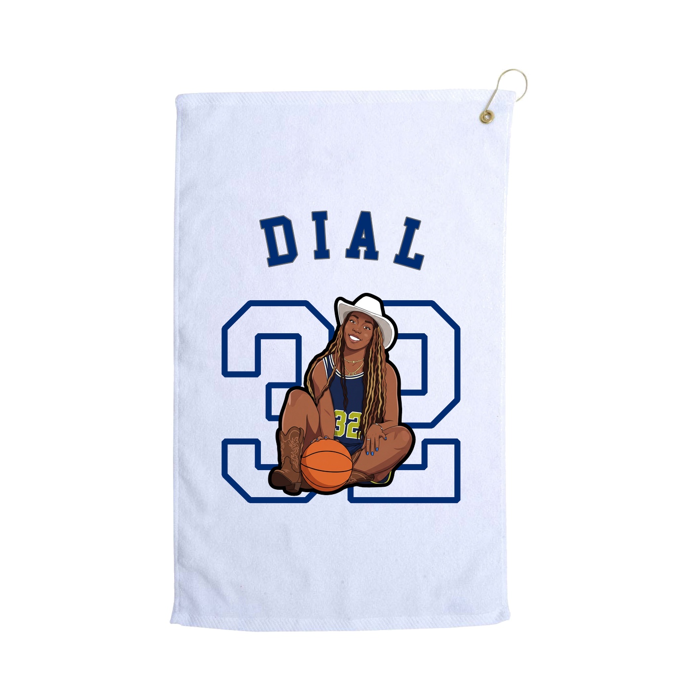 Golf Towel — Shirsey Arch in White