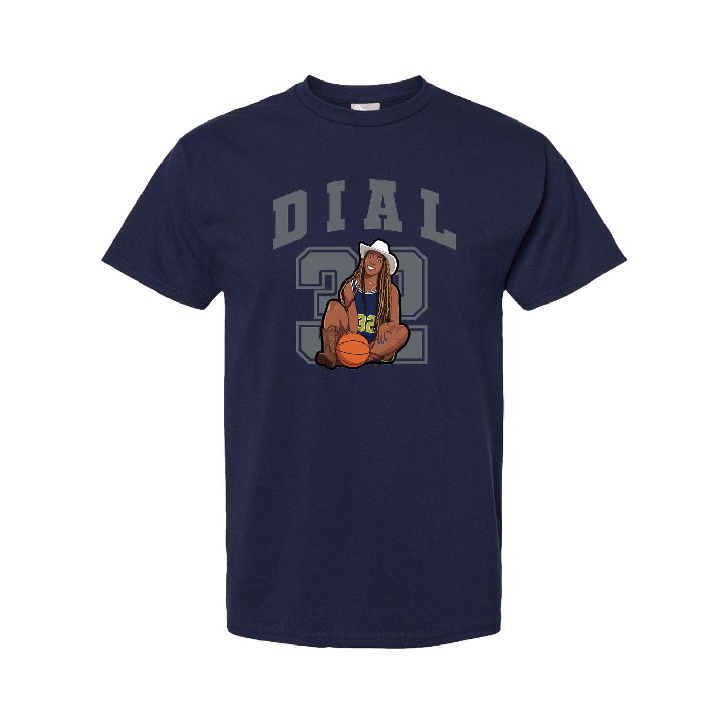 Tee — Number in Navy