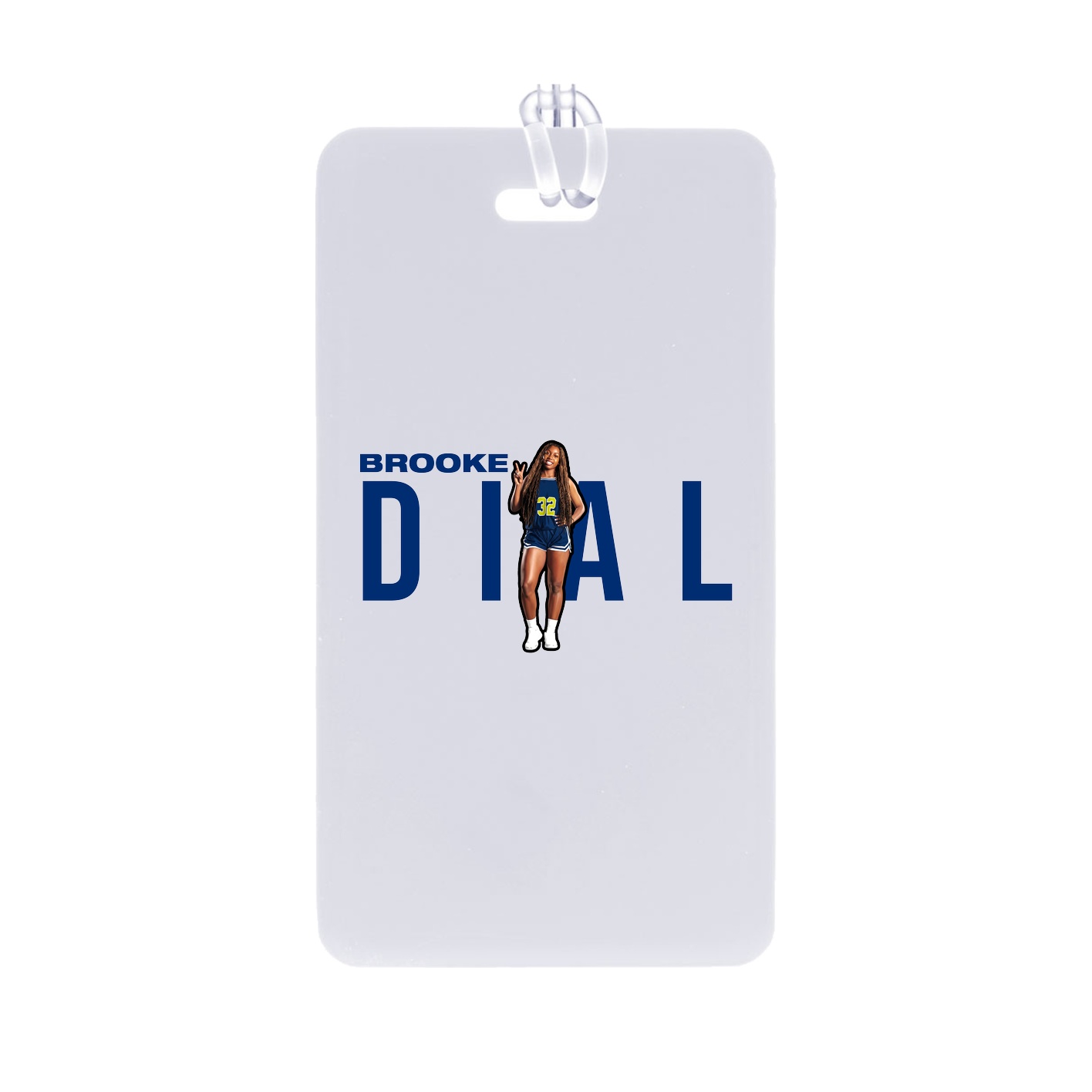 Bag Tag — Player Name in Classic