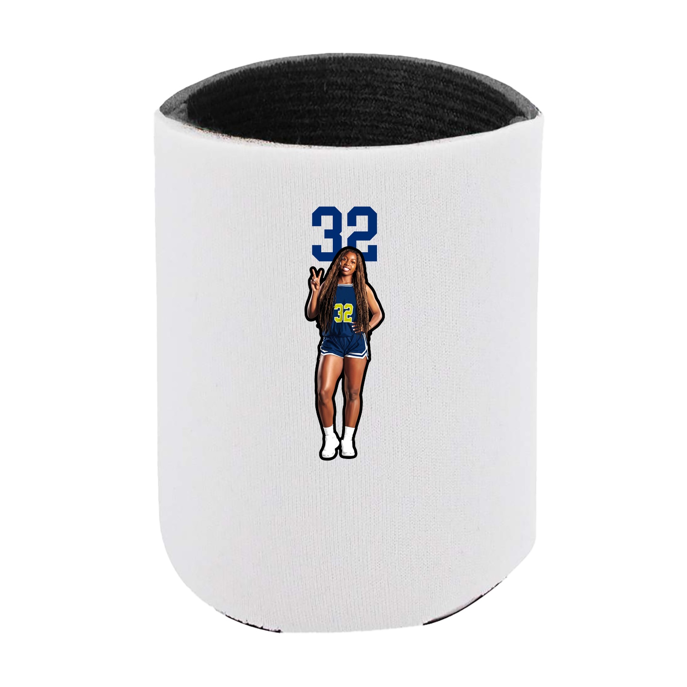 Can Holder — Number Top in White
