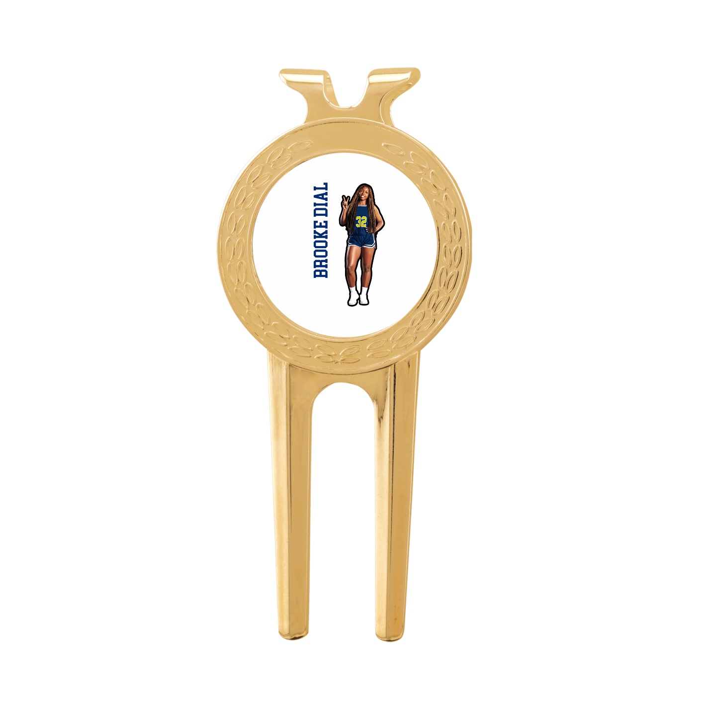 Divot Tool with Ball Marker — Name Vertical in Classic