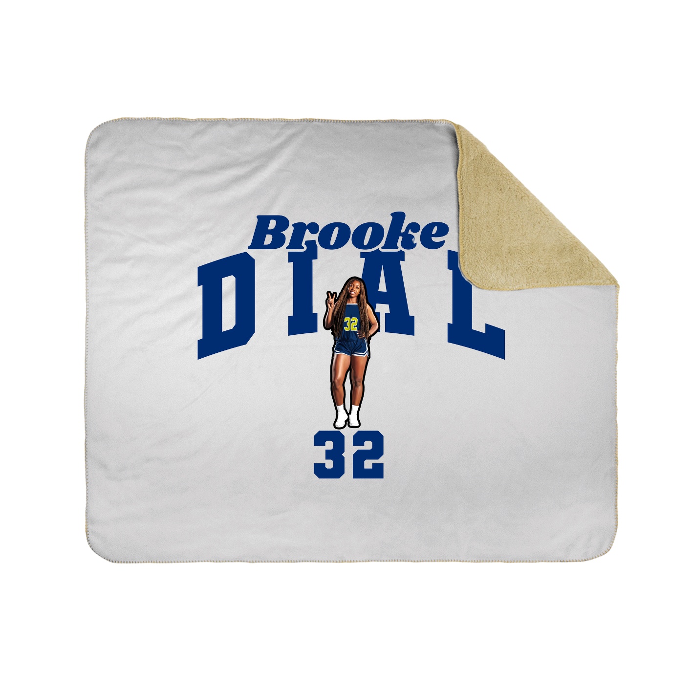 Throw Blanket — Signature Arch in White