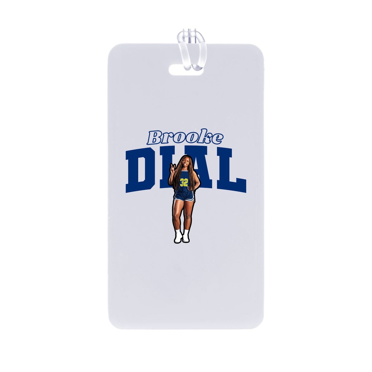 Bag Tag — Name Arch in Classic