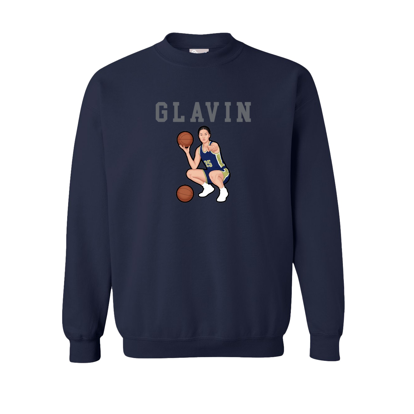 Fleece Crew — Shirsey in Navy