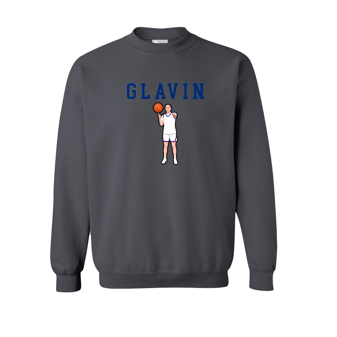 Fleece Crew — Shirsey in Grey