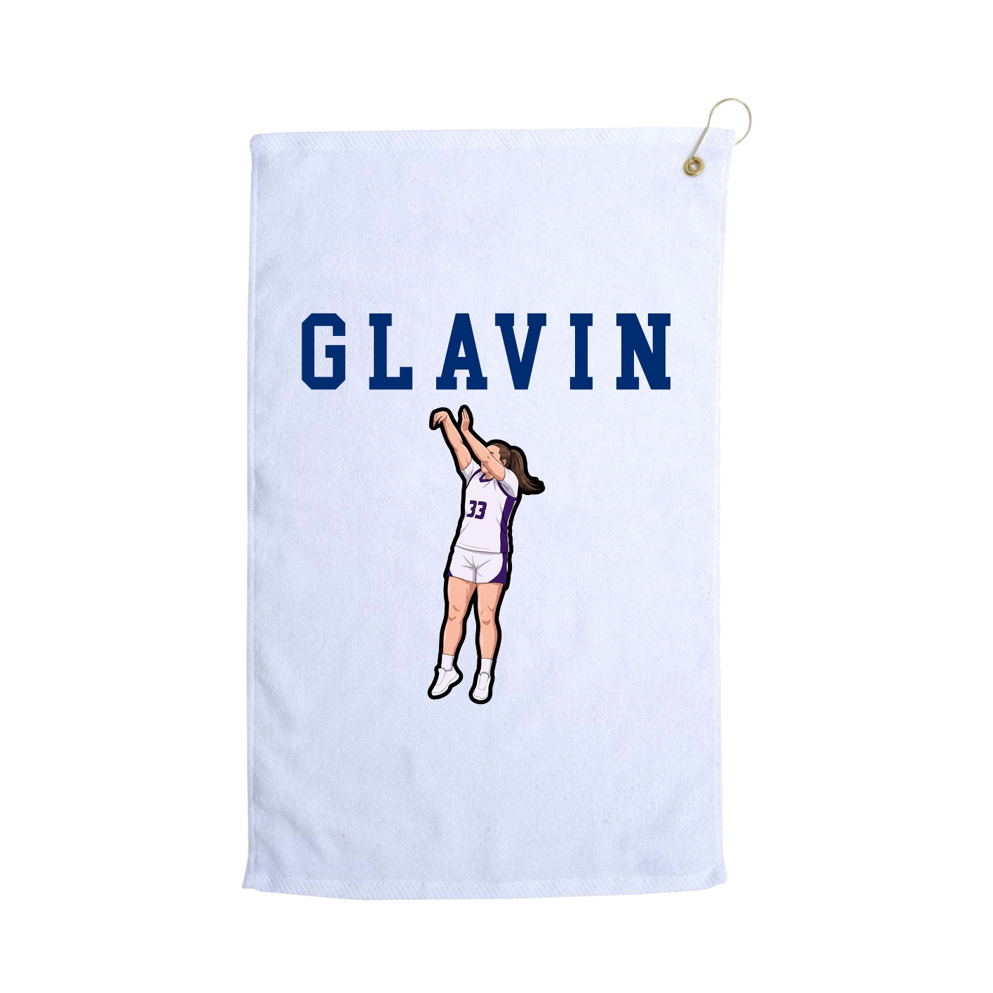 Golf Towel — Shirsey in White