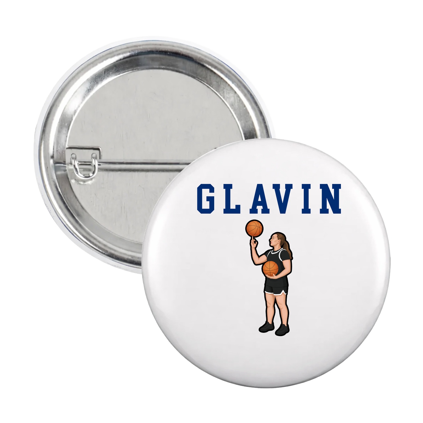 Game Day Button — Shirsey in White
